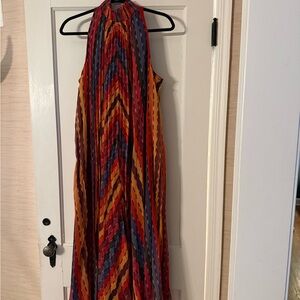 Ranna Gill Vibrant Striped Maxi Dress